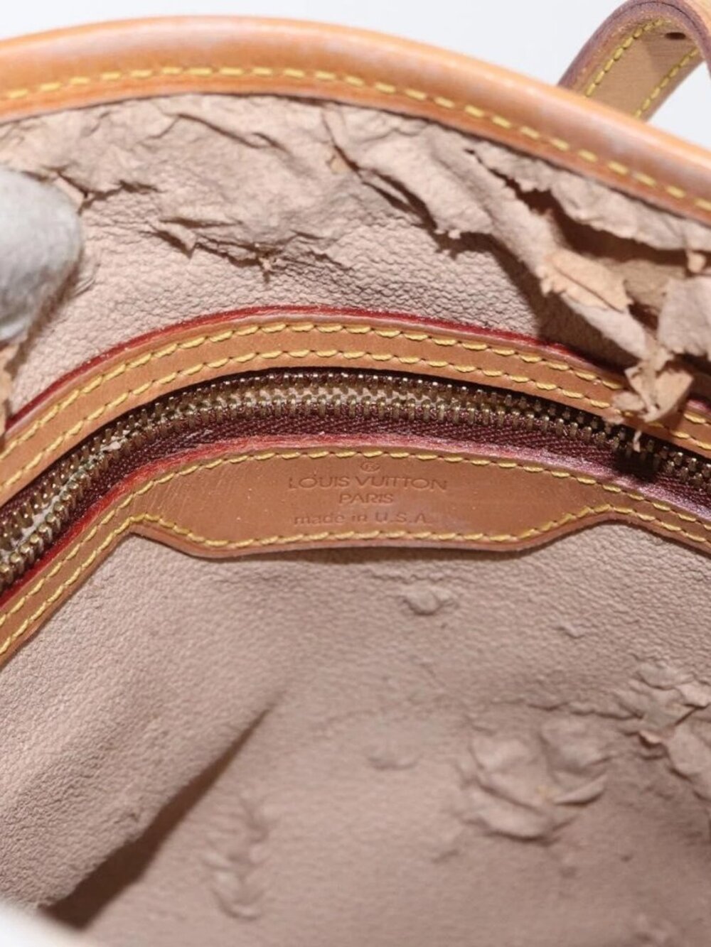 LOUIS VUITTON Monogram Bucket PM Shoulder Bag M42238 LV Auth am9732 - Picture 10 of 16